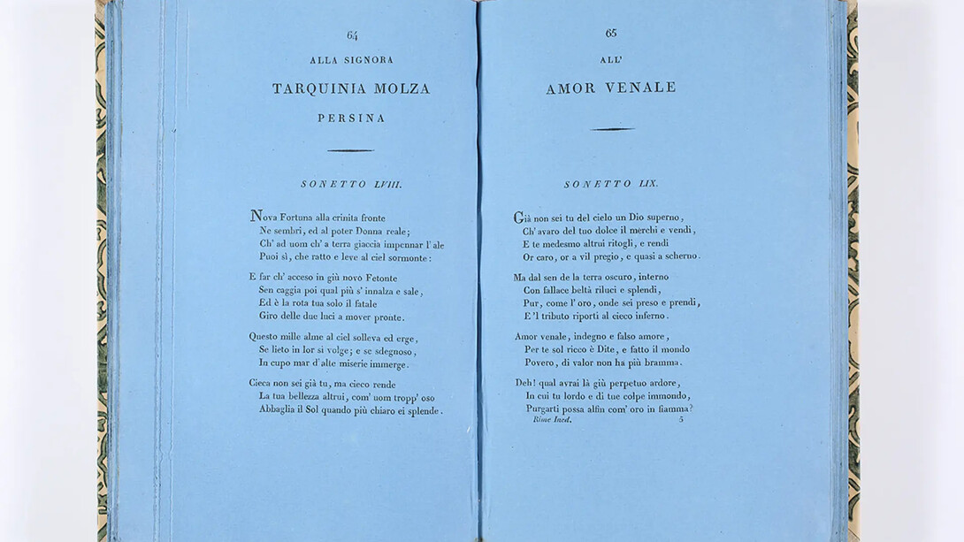 Torquato Tasso, Unpublished or lost rhymes Pisa, at Niccolò Capurro, 1831. Courtesy of Pilotta
Monumental Complex