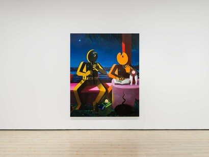Various artists, Here, there, where?, exhibition view. Courtesy of Almine Rech