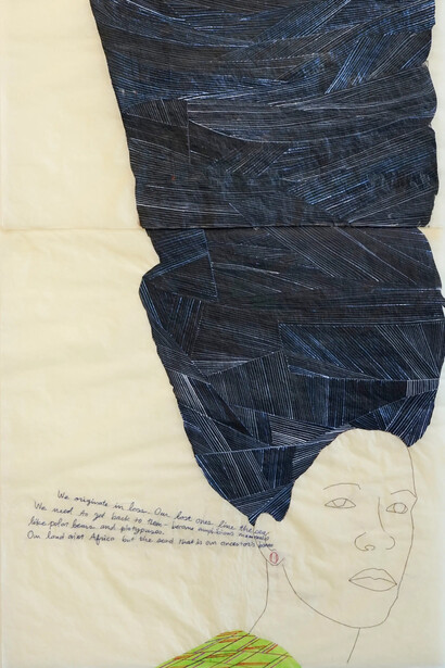 Wura-Natasha Ogunji, Atlantic (detail), 2017. Courtesy of Fridman Gallery