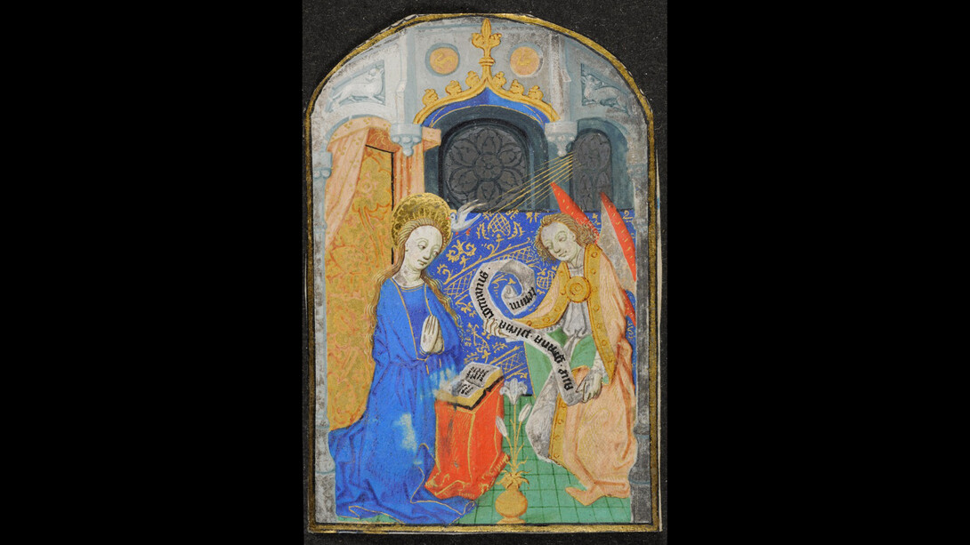 Seven miniatures from a breviary. Master of the Échevinage of Rouen. About 1470, Rouen. Sept miniatures taken from a manuscript breviary in Latin for the use of Rouen (?) or of Rome (?). Montreal, McGill University Library, Rare Books and Special Collections. Purchased by Gerhard R. Lomer, McGill University librarian, at the request of R. Cleveland Morgan, 1927. MS 102/1 to 102/7. Catalogue raisonné: notice no. 25.