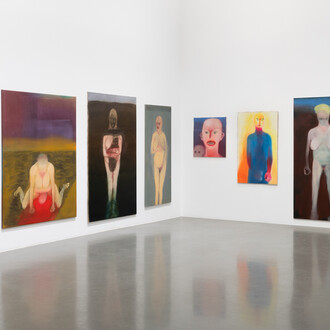 Miriam Cahn, O que nos olha, vista da exposição. Cortesia do MAAT