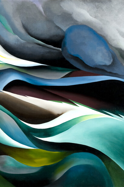 Georgia O’Keeffe, From the lake No. 1, 1924
Oil on canvas, 91.4 cm x 76.2
Des Moines Art Center, Nathan Emory Coffin Collection, purchased with funds from the Coffin Fine Arts Trust, 1984
© Georgia O’Keeffe Museum / 2021, ProLitteris, Zurich
Photo: Rich Sanders, Des Moines