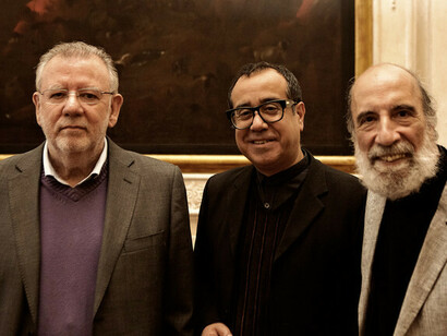 Óscar Hahn, Antonio Arévalo y Raúl Zurita