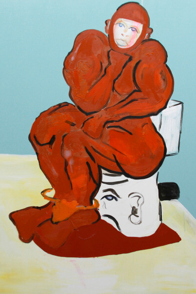 Goran Chanter, To Come Back As, 2014, Oil Paint, 170 x 130