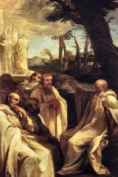 Andrea Sacchi. Visione di San Romualdo