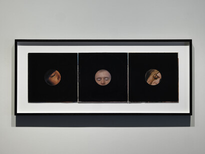 Christian Marclay, Listening, exhibition view. Courtesy of Gallery Koyanagi
