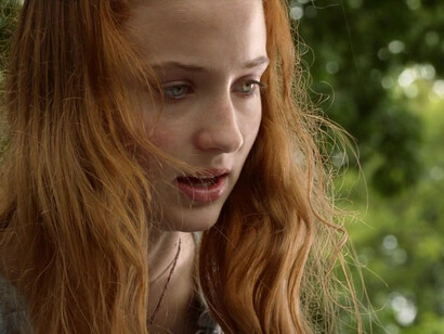 Sophie Turner en el papel de Sansa Stark