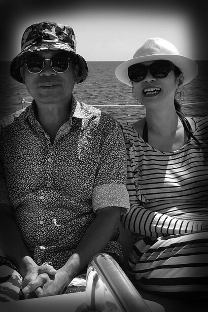 Boat people. Kim et son frère Van