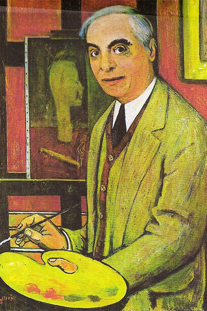 Cesare Breveglieri. Ritratto di Carlo Carrà