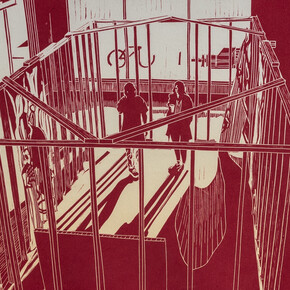 Raymundo Munoz, Intersections (detail). Courtesy of Bitfactory Galler