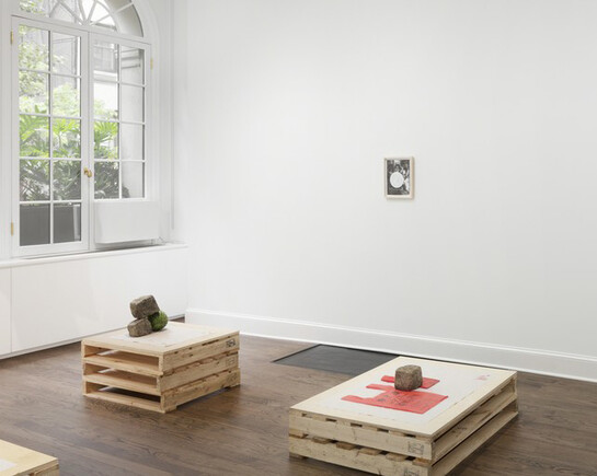Paulo Nazareth, Exhibition view. Courtesy of Mendes Wood DM