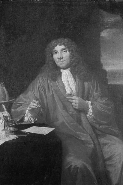 Jan Verkolje, Portrait d'Anthonie van Leeuwenhoek, vers 1680