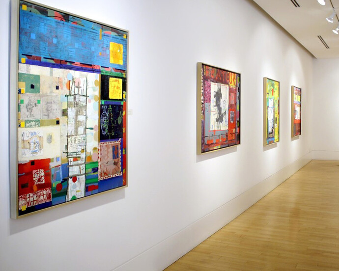 Rik van Iersel, Exhibition view. Courtesy of Caldwell Snyder Gallery