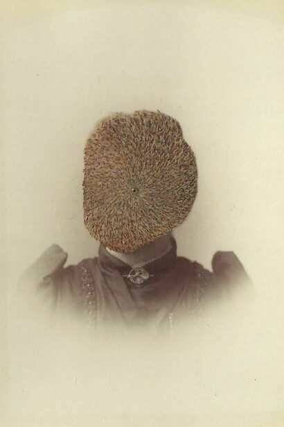 Tom Butler, Lamson, 2013, Gouache on Albumen print, 16.5 x 10.5 cm