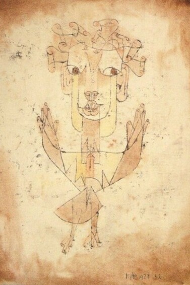 "Angelus Novus" (1920), de Paul Klee