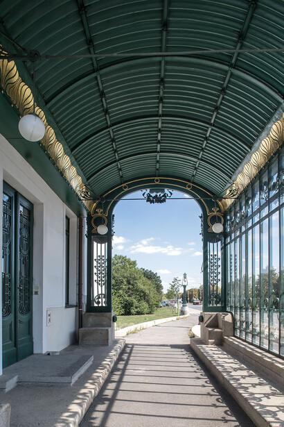 Otto Wagner, Hofpavillon Hietzing, exhibition view. Courtesy of Musa Museum