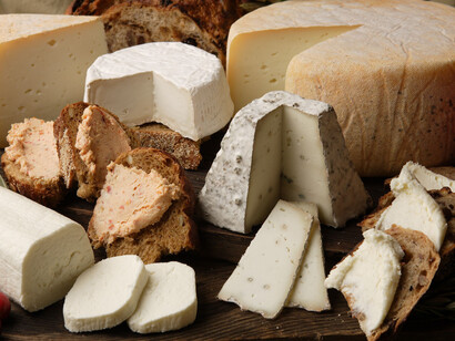 Una selezione di formaggi di pecora