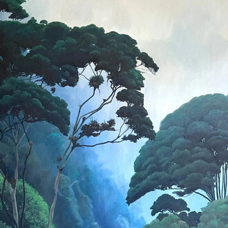 Jorge Cavelier, Agua y tierra sin tiempo, 2023. Courtesy of Adelson Galleries