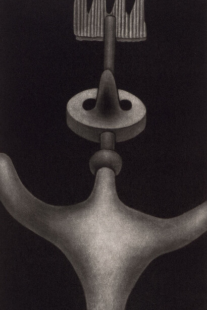 Hamanishi Katsunori, “Miro’s Chicago” by Joan Miró, from the series “Viva Chicago” (detail), 1997. Courtesy of Art Institute of Chicago