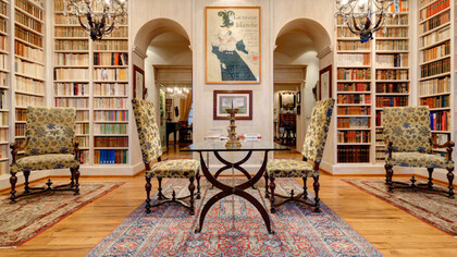 A house with many books