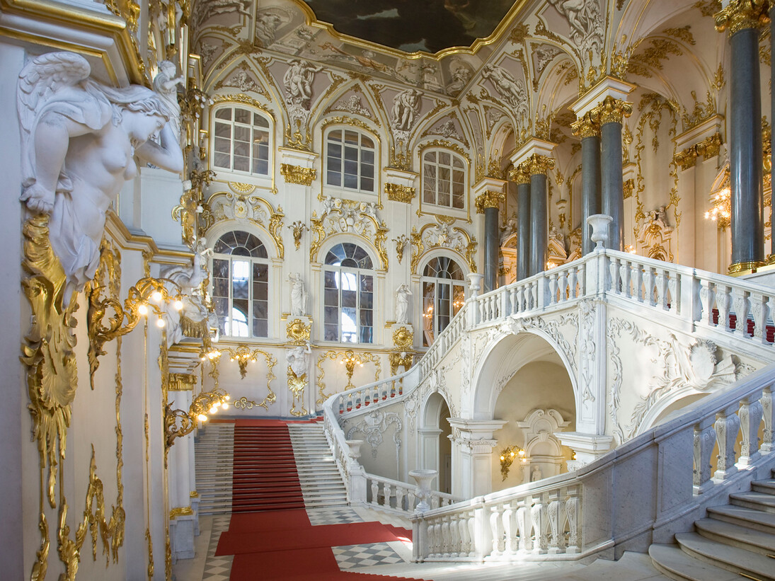 The Nevsky Suite of Rooms, Exhibition view. Courtesy of The State Hermitage Museum