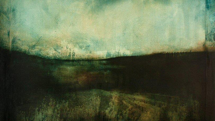 Matthew Phelps, Iona Isle, Oil on Gesso on Panel, 36 x 48 cm