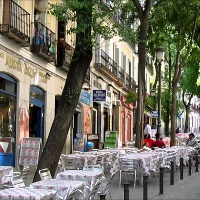 Madrid. Bares y terrazas en Lavapiés