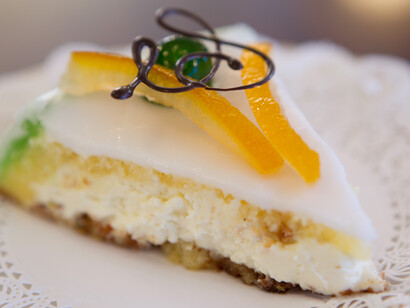 A slice of cassata siciliana