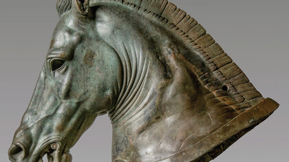 Protome di cavallo “Medici Riccardi”, 340-330 a.C. Bronzo fuso