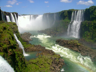 Cataratas Victoria en la frontera de Zambia y Zimbabue