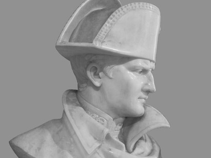 Roberto Ridi, Busto de Napoleón colocado en la Villa dei Mulini en Portoferraio