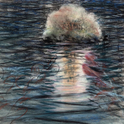 Michael Mazur, Island 14/20 (detail), 1986. Courtesy of the Schoolhouse Gallery