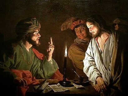 Matthias Stomer, Gesù davanti a Caifa