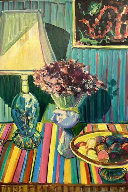 Deborah Brown, Lamplight (detail), 2024. Courtesy of Hans Alf Gallery