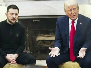 Em 28 de fevereiro de 2025, o presidente dos EUA, Donald Trump, e o presidente ucraniano, Volodymyr Zelenskyy, se encontraram no Salão Oval para discutir o apoio dos EUA à Ucrânia, mas a reunião terminou abruptamente após duras críticas de Trump e do vice-presidente JD Vance