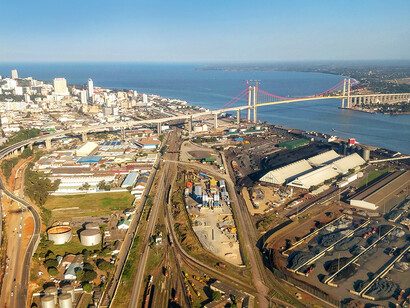 Vista aérea de Maputo, Mozambique