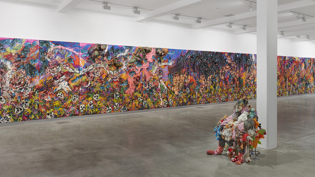 Hyon Gyon, installation view at Parasol unit, London, 2019. Photograph by Benjamin Westoby. Courtesy of Parasol unit foundation for contemporary art.