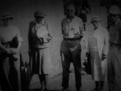 A picture illustrating the founding members of the Oriental Institute (OI) in 1950