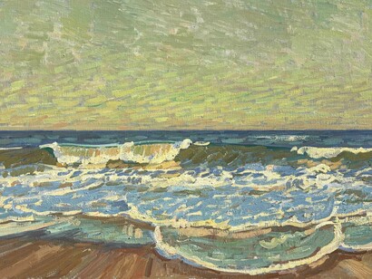 Ben Fenske, Wave (detail). Courtesy of Grenning Gallery