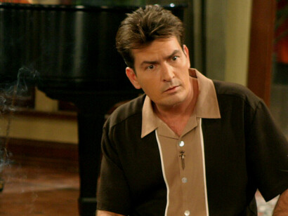 Charlie Harper en "Dos hombres y medio"