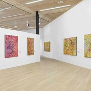 Emily Kam Kngwarray, ausstellungsansicht. Mit freundlicher genehmigung der Fondation Opale