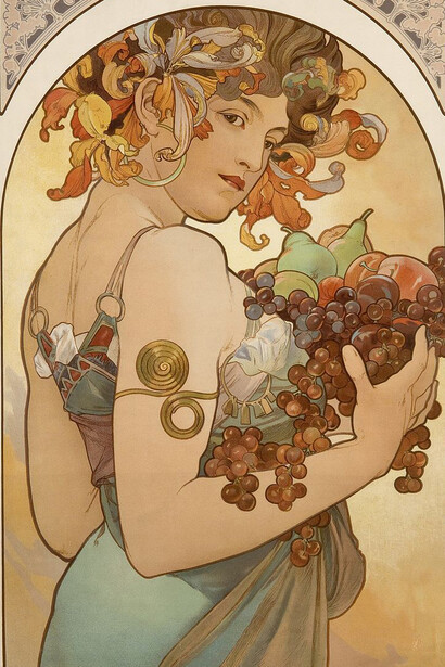 Alphonse Mucha – Fruit