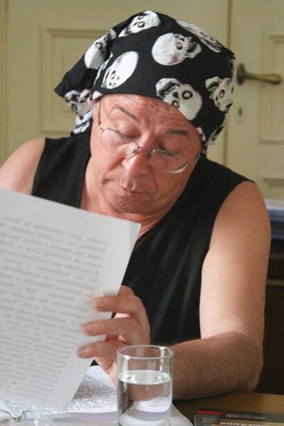 Pedro Lemebel, foto Paolo Angelosanto