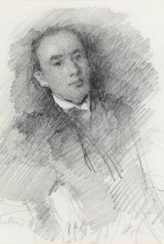 John Butler Yeats (1839 – 1922), Elkin Mathews (1851-1921), Publisher c.1894, Photo © National Gallery of Ireland