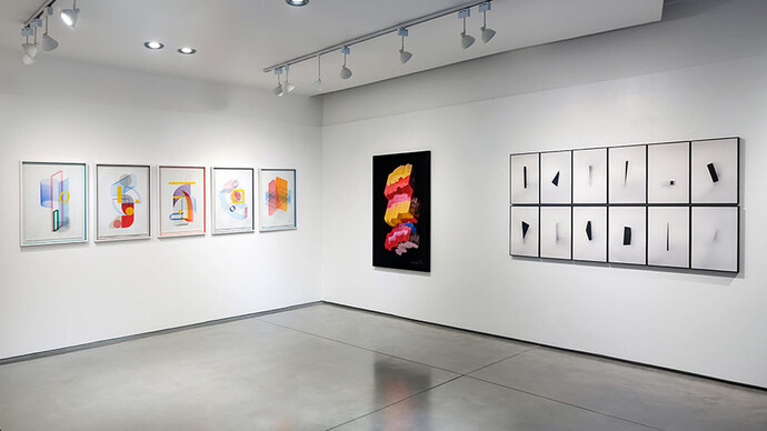 David Sisso, Ludi, exhibition view. Courtesy of Otto Gallery