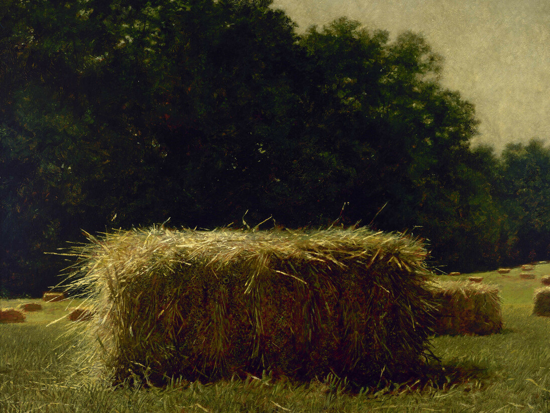 Jamie Wyeth, Bale, 1972, Oil on canvas, Phyllis and Jamie Wyeth Collection. © Jamie Wyeth. Courtesy, Museum of Fine Arts, Boston