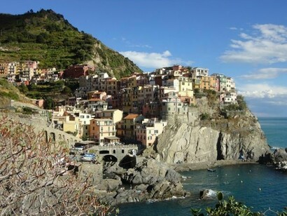 Manarola, from the coast