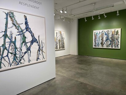 Installation View, Katie DeGroot, Resplendent, 2024. Courtesy of Kathryn Markel Fine Arts