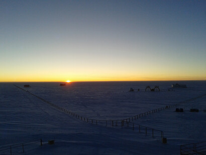 Tramonto a DomeC - Vito Stanzione © PNRA/IPEV