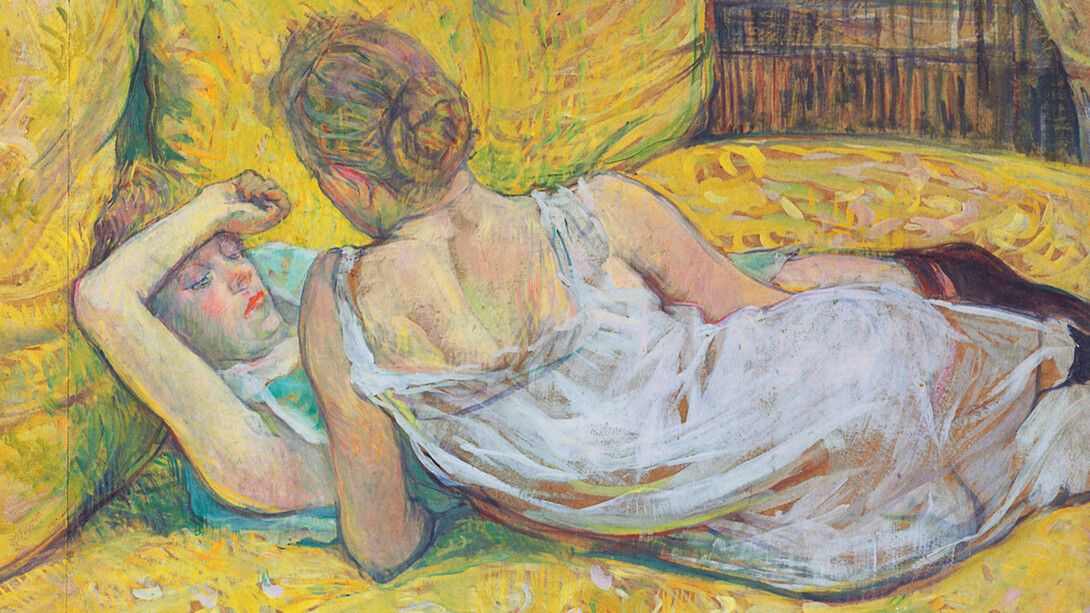 Toulouse Lautrec, L'abbandono, olio su tela (1895), collezione privata